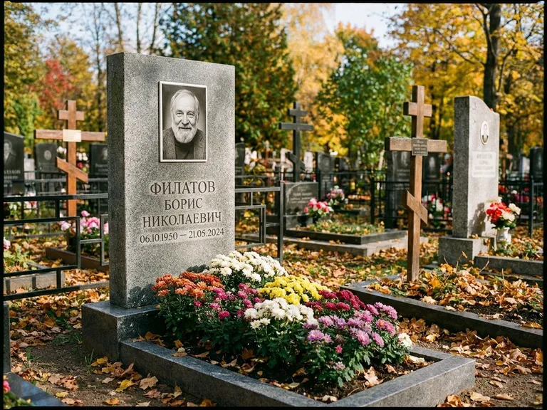 Керамический портрет с цветником в Ярославле