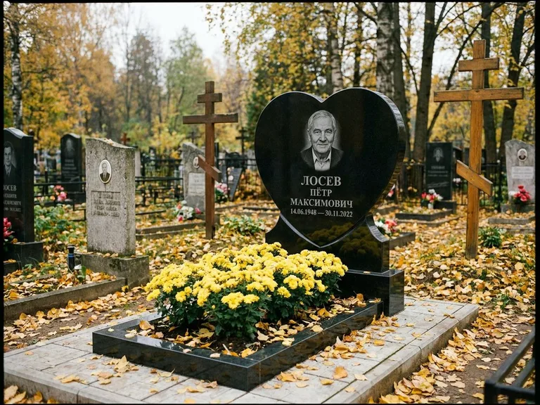 Керамический портрет пожилой женщины в Ярославле