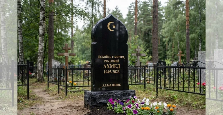 Семейный мусульманский памятник, Памятники мастерской «Мастер Каменев» на кладбищах Челябинска