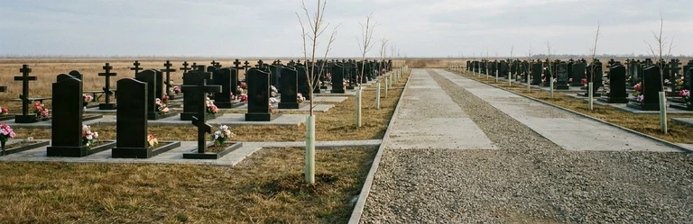 Памятники на Новом городском (Копанском) кладбище в Краснодаре
