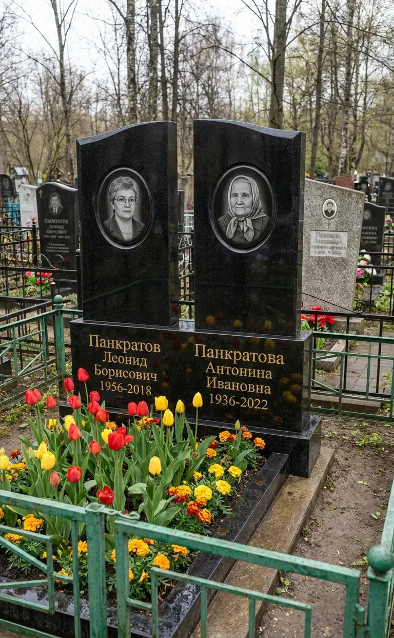 Аллея на Осташинском кладбище в Ярославле