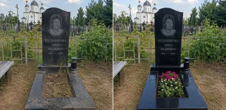 Мойка фигурного памятника до и после в Ярославле