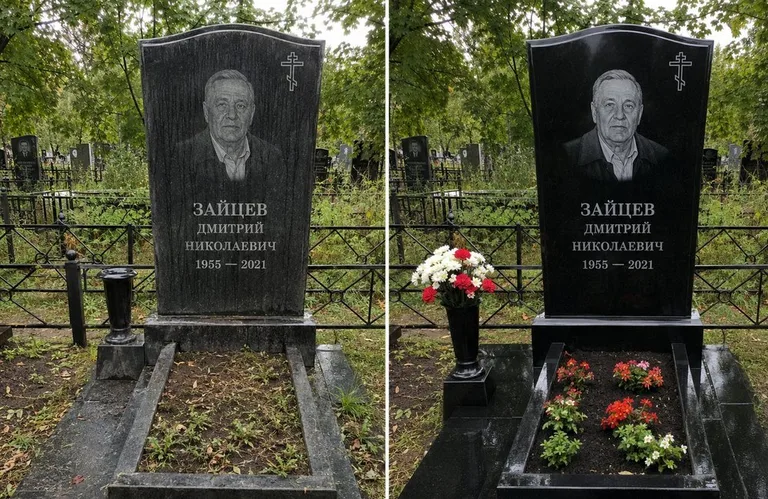 Уборка комплекса со скамьёй и плиткой до и после в Ярославле