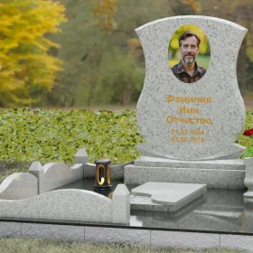 Гранитный мемориальный комплекс для одного - П146