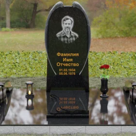 Вертикальный гранитный памятник для мемориала - П161