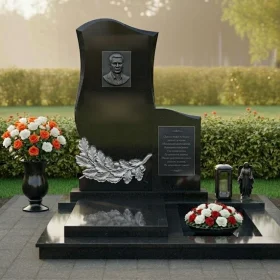 Гранитный или металлический памятник для мемориального комплекса - ПН148