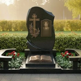 Гранитный православный мемориальный комплекс - ПН378