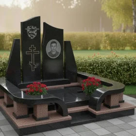Элитный православный Гранитный памятник - ПН397