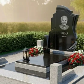 Гранитный мемориальный комплекс для одного - ПН446