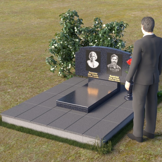 Мемориал с плавной линией горизонта