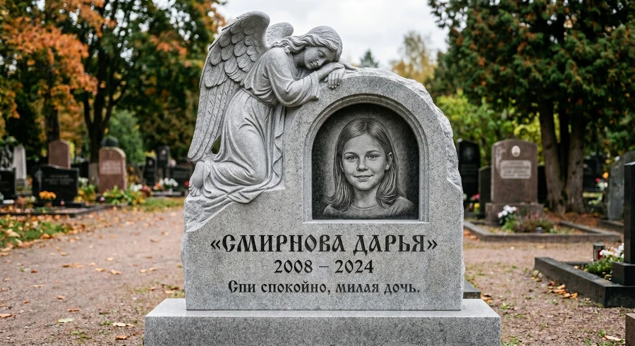 pamyatnik-angel-portret-fio-daty-epitafiya