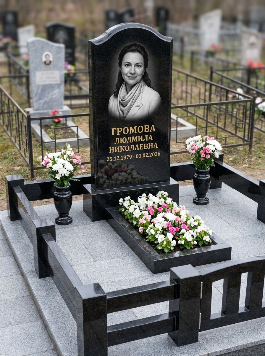 Портрет на памятнике в Ярославле — Чёрно-белый портрет подготовили под станок — гравировка на стеле