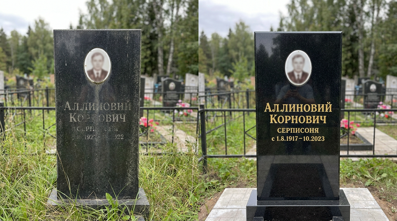 Реставрация памятника в Ярославле — пример 2