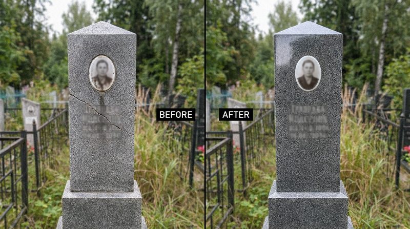 Реставрация памятника в Ярославле — пример 4