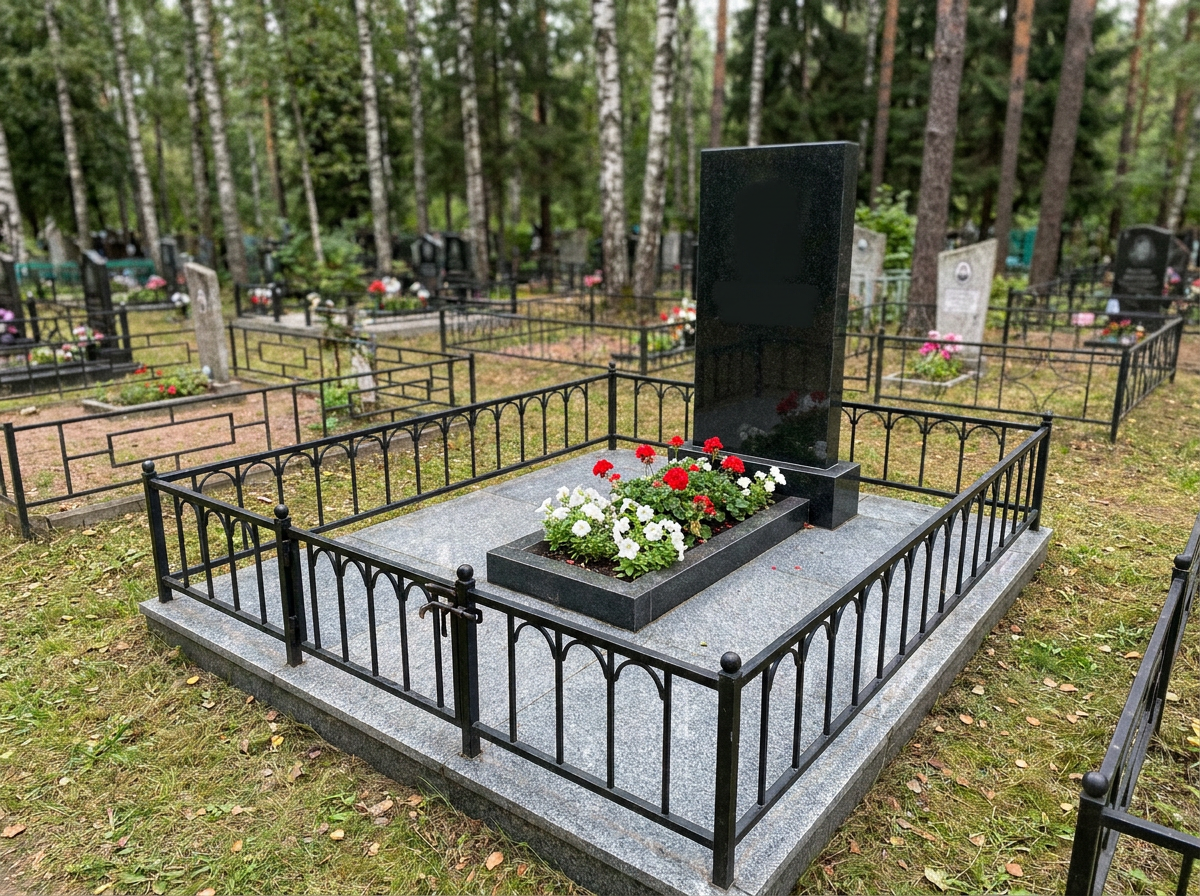 Уборка могилы в Ярославле — пример 3