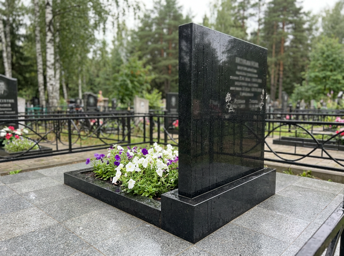 Уборка могилы в Ярославле — пример 4