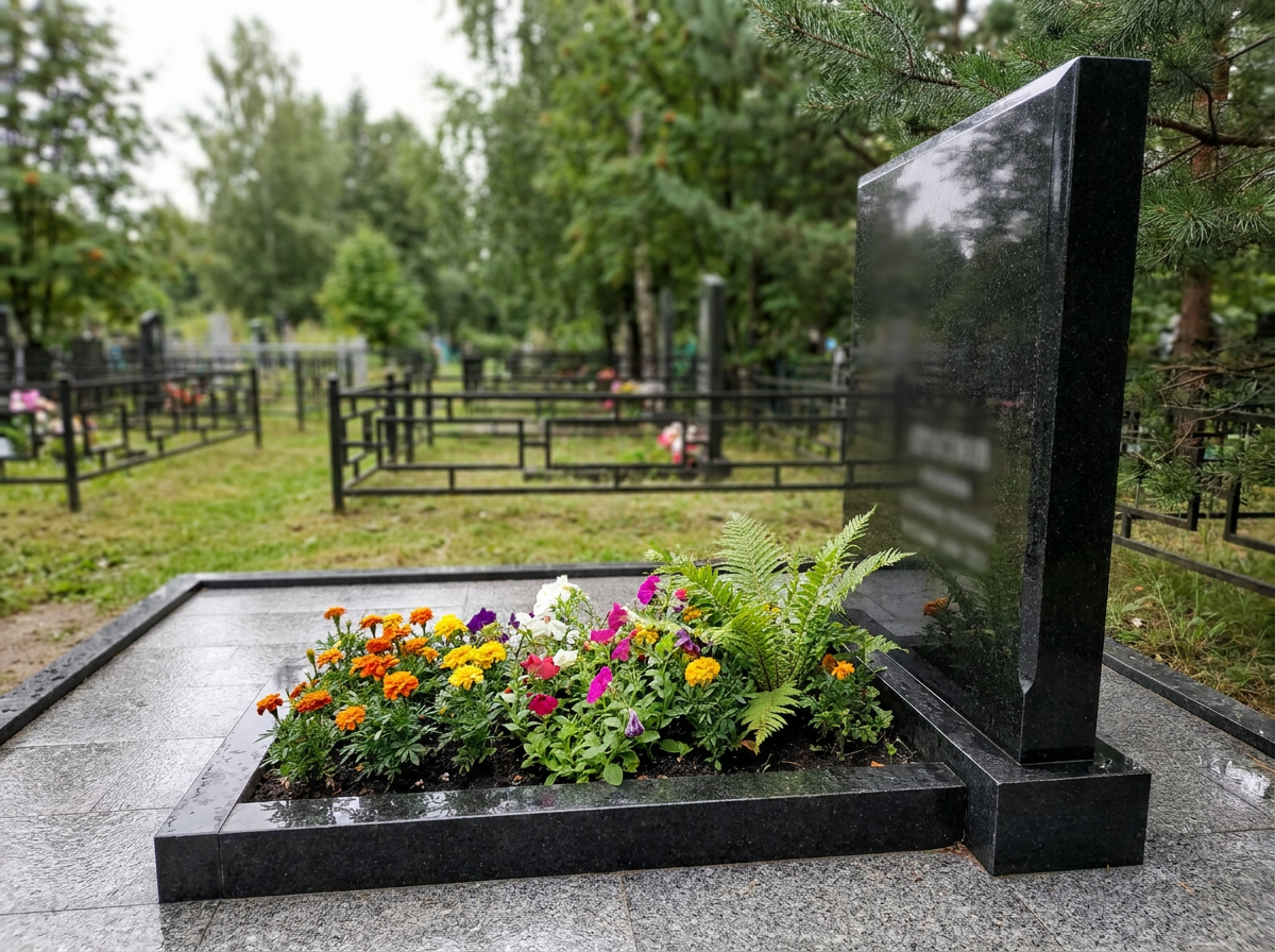 Уборка могилы в Ярославле — пример 6
