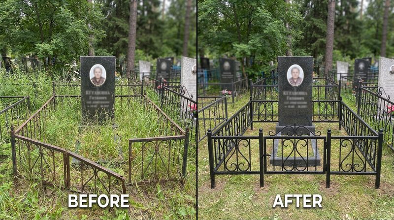 Установка ограды в Ярославле — пример 2