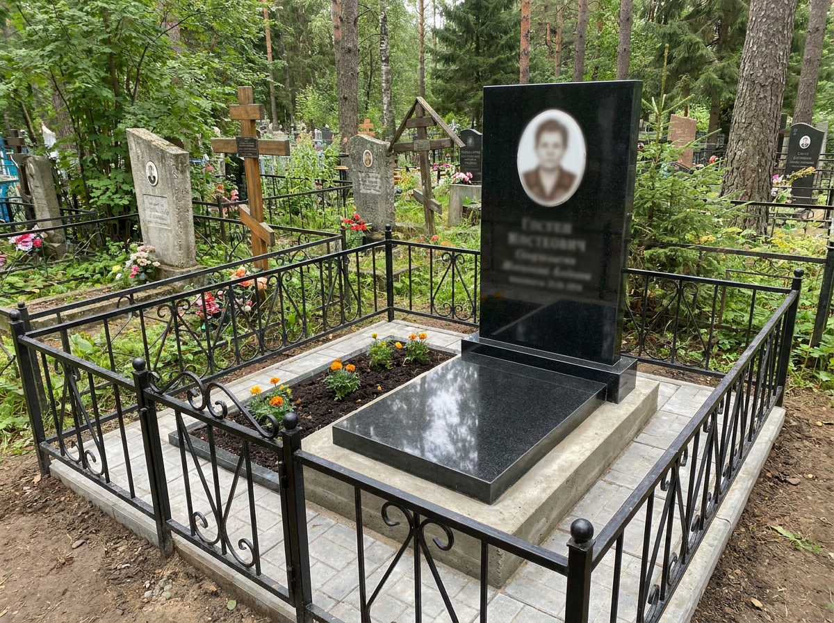 Установка памятника в Ярославле — пример 4